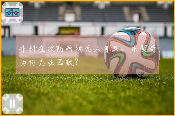 乔科在攻防两端无人可及，东契奇为何无法匹敌？