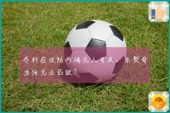 乔科在攻防两端无人可及，东契奇为何无法匹敌？